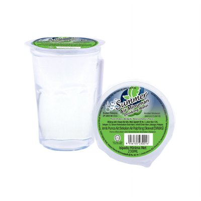 SUMMER Drinking Water Cup (230ml x 48) - JuzWater